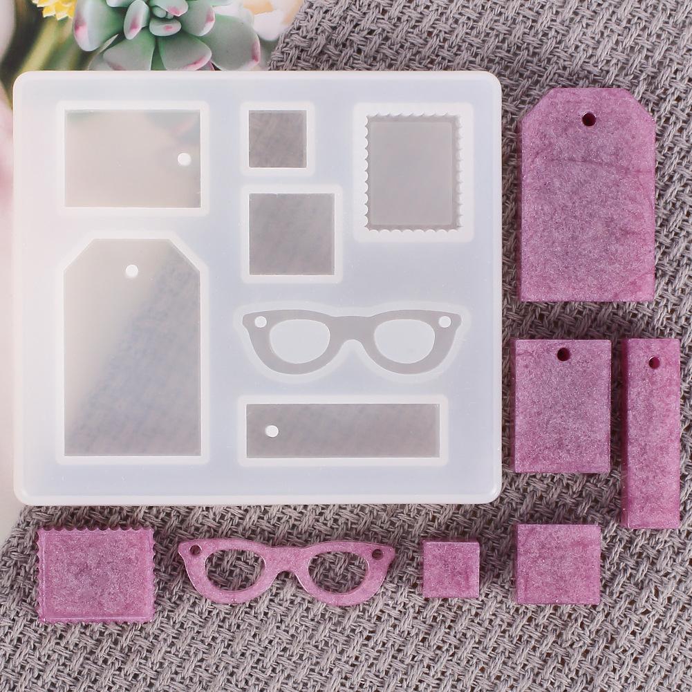 1PCS Button Mold with Hole Mold Non-stick Art Mold Decoration Cake Baking Tools DIY Silicone Mold Resin Button