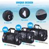 WILD HEART Waterproof Duffel 100L with Welded Seam Shoulder Straps and Binding for Motorcycle Drum Touring Seat and Outdoor Use Bag, 40L, 66L,