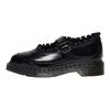 Pantofi Mary Jane cu Volane din Piele Elphie Pantofi Dama Negru 42048001