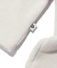 YOUHEE Boucle Half Neck Zip-Up Sweatshirts Ivory