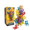 Plus Size Educational Stacking Chair Toy for Kids - Interactive Parent-Child Fun Stool