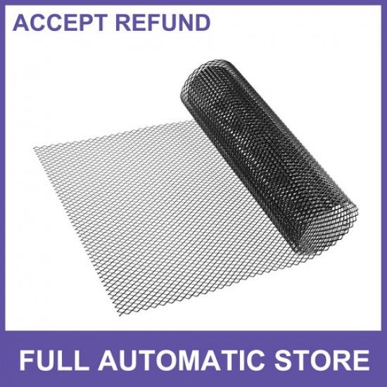 ONE Car Grill Mesh 100x3m 12x6mm Rhombic Hole Grille Mesh Sheet Universal