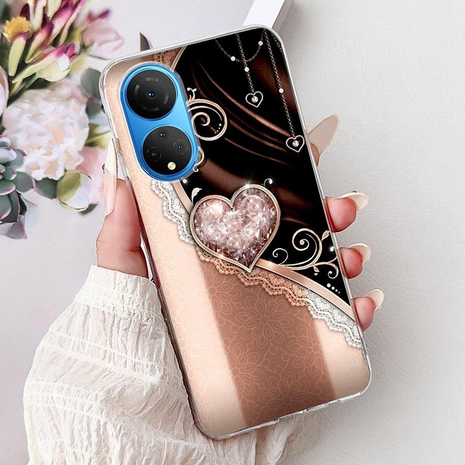 For Honor X7 2022 Case CMA-LX2 CMA-LX1 CMA-LX3 Shockproof Cover Fashion Butterfly Soft Phone Case For HonorX7 X 7 HonorX7 Bumper