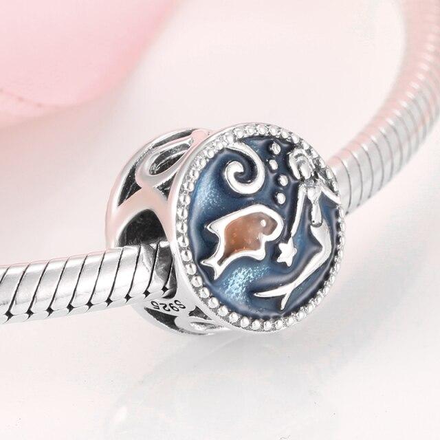 Nouveau cadeau de bricolage élégant perles en argent sterling 925 croix de foi arbre de vie animal de compagnie chat chien ajustement breloques bracelet femmes fabrication de bijoux