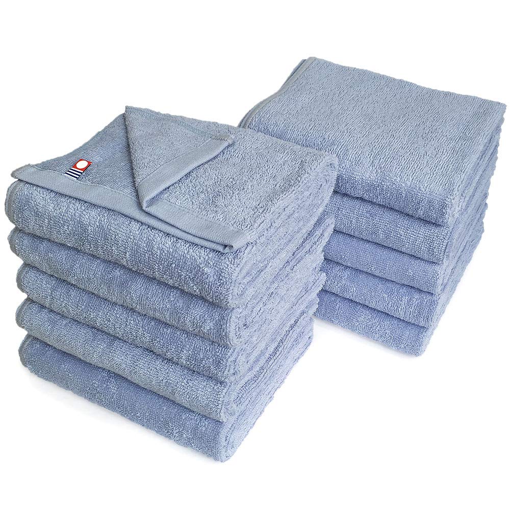 

Imabari face Murakami Towel for beauty 100 colors lightweight and thin Beauty-related towels, professional-grade towels, 10-pack, M-Color, 34x86cm,