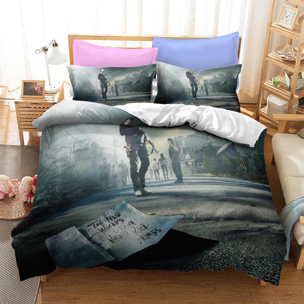 The Walking Dead Series Bedding Three-Piece Home Textile Kit