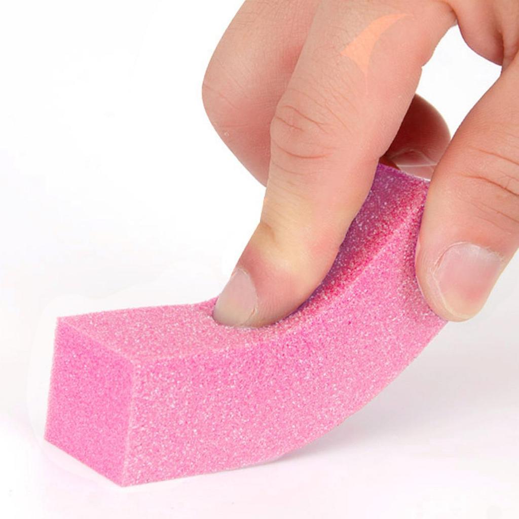 Nail Art High Elastic Tofu Block Nail File - Durable, Non-Shedding, Polishing Tool
