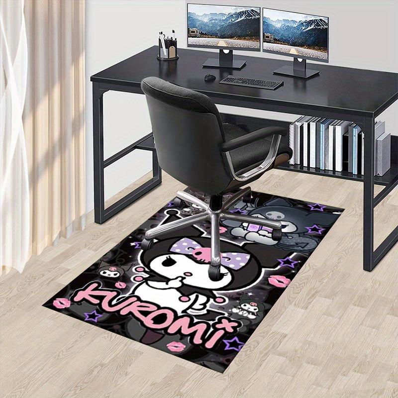 

1pc Sanrio Kuromi Mermaid Printed Office Carpet Rectangle Rug Under The Table,Perfect Room Decor for Living Room, Bedroom, Kitchen, Non-slip Floor Mat 60cm by 90cm