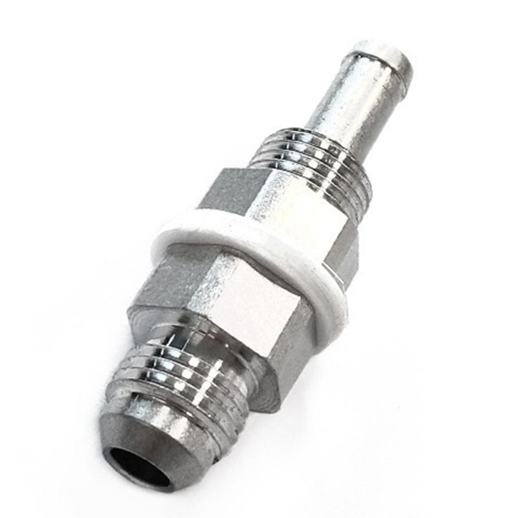 Innovative 6AN Male Flare Bulkhead To 5/16 Inch Hose Barb Adapter Fitting Aluminum Flare Connector Fluid Designed For Car SUV