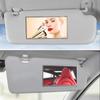 Car Sun Visor Vanity Stainless Steel Auto Makeup Unbreakable Rearview Sunshade Cosmetic Mirror Mirror, Mirror,