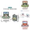 3d Pop Up Puzzle Book Keychain With Fortress Scene For Stress Relief And Creative Gift