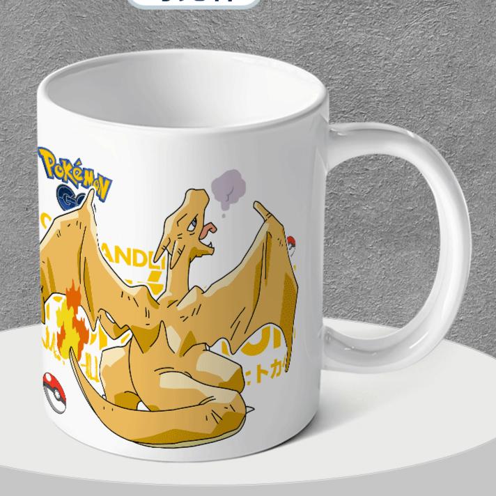 

Cute Pikachu Ceramic Coffee Mug Pokemon Cartoon Large Capacity Tea Cup Novelty Gift for Kids Adults Fans