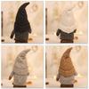 Knitted Couple Coffee Gnome Cute Art Crafts Party Decoration for Restaurant Dining Table Party Decoration