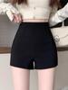 2024 Women's High Waist White Booty Shorts - Summer Elastic Leggings