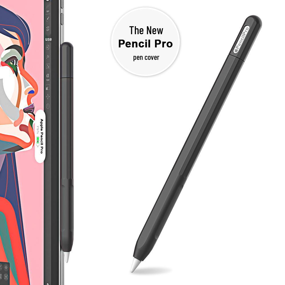 Apple Pencil Pro 4th Gen Silicone Protective Cover - Full Wrap, Color Block Design