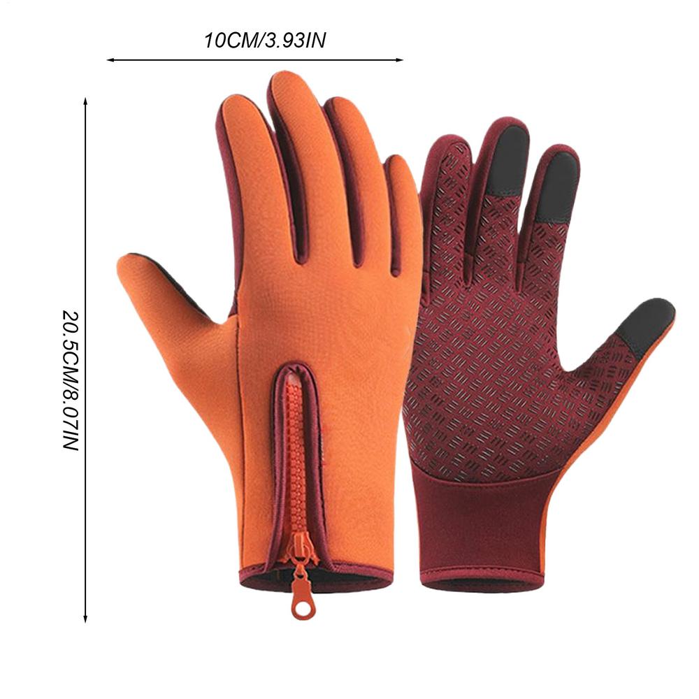 

Ski Gloves Touchscreen Gloves NonSlip Waterproof Mittens For Winter Ski Snowboarding Fishing Workout Gym Running Hiking Travel зелений