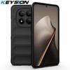 KEYSION Shockproof Matte Phone Case for Redmi Note 15 Pro 4G 15 Pro+5G Anti-skid Soft Silicone Phone Back Cover for Redmi Note 15