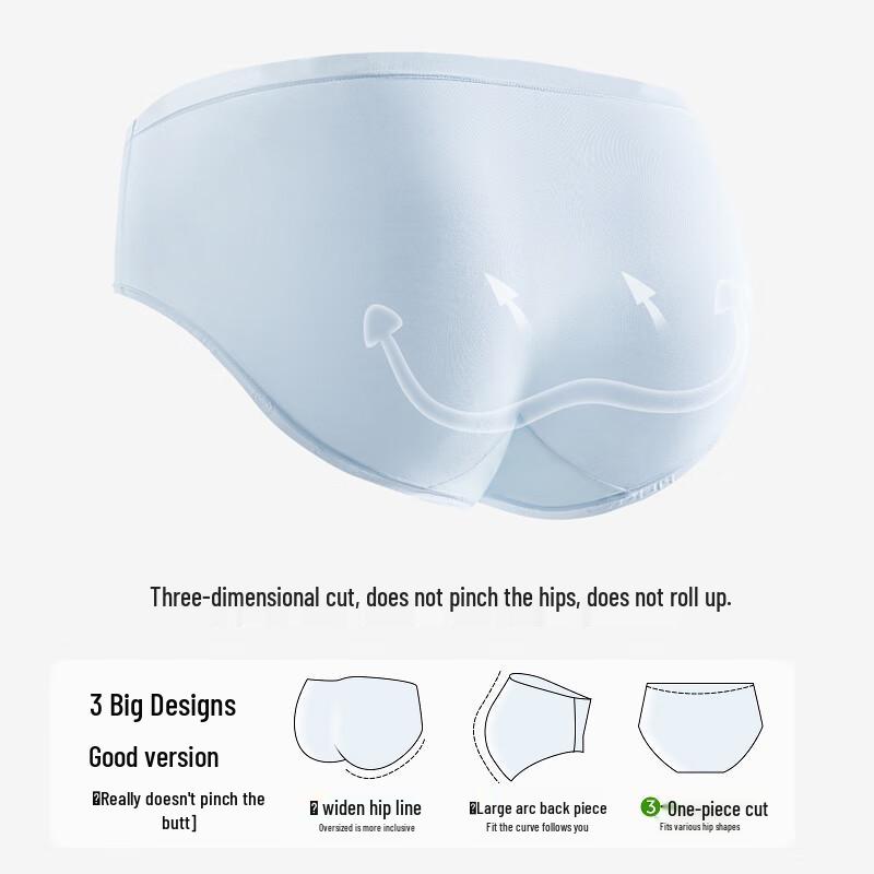 Cosmo Lady Women's 100% Cotton Antibacterial Briefs 4-Pack