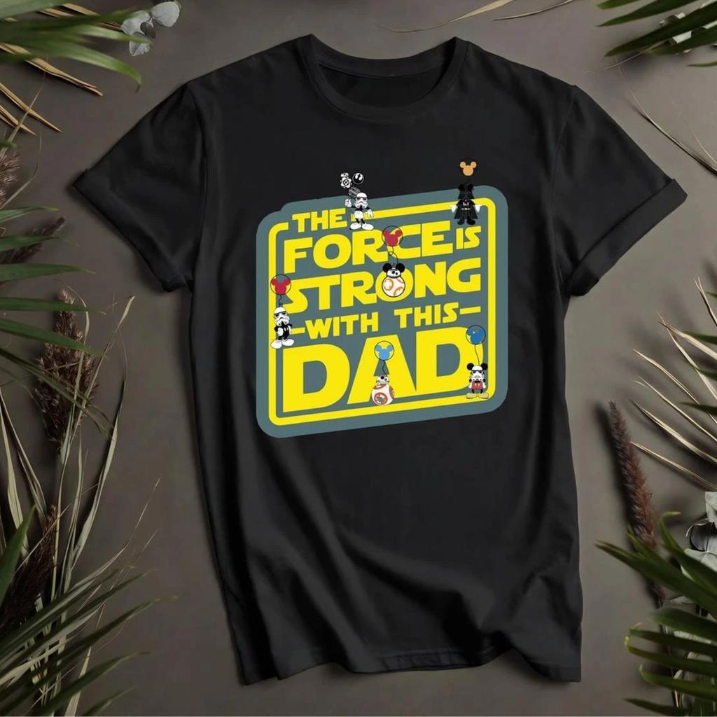 The Force Is Strong Black T Shirt