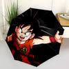 1 PC Automatic Folding Umbrella - Son Goku Pattern Portable Foldable Design With 8 Ribs Christmas Birthday Gifts