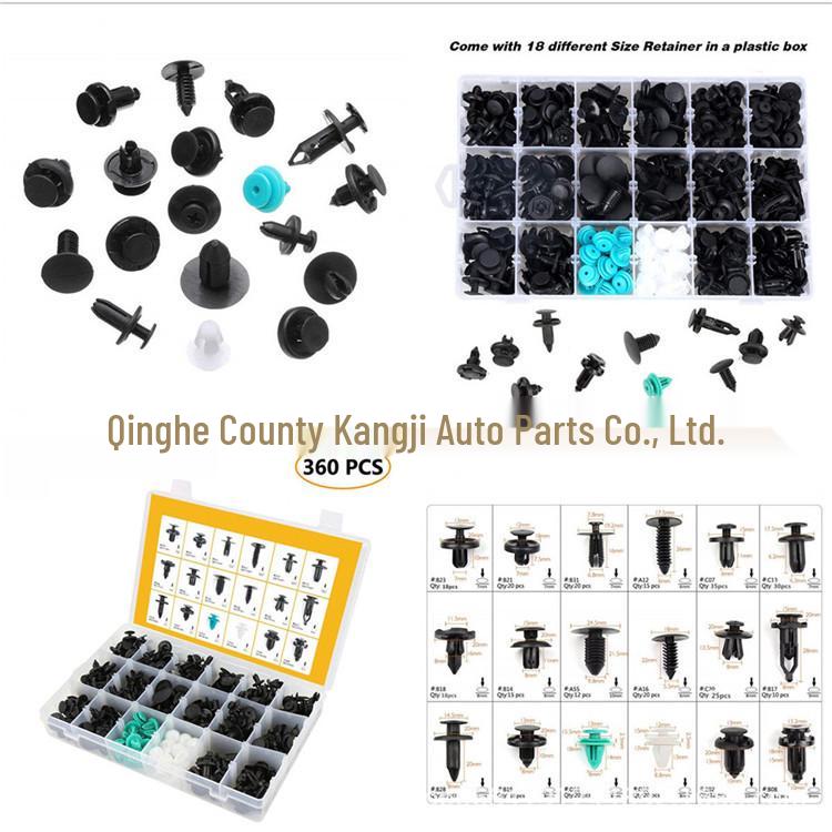 

Box of 360 Snap Fasteners for Mercedes-Benz, Honda, Subaru, and Nissan Bumper Clips