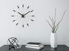 NeXtime wall clock "PLUG INN", very quiet, black, stainless steel, ø58 cm