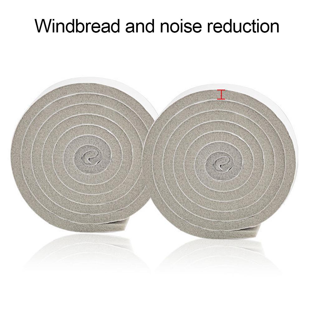 2M Wearable Sliding Window Weather Strip Soundproofing Foam Door Bottom Seal Tape Dustproof Self Adhesive Window Gap Hardware