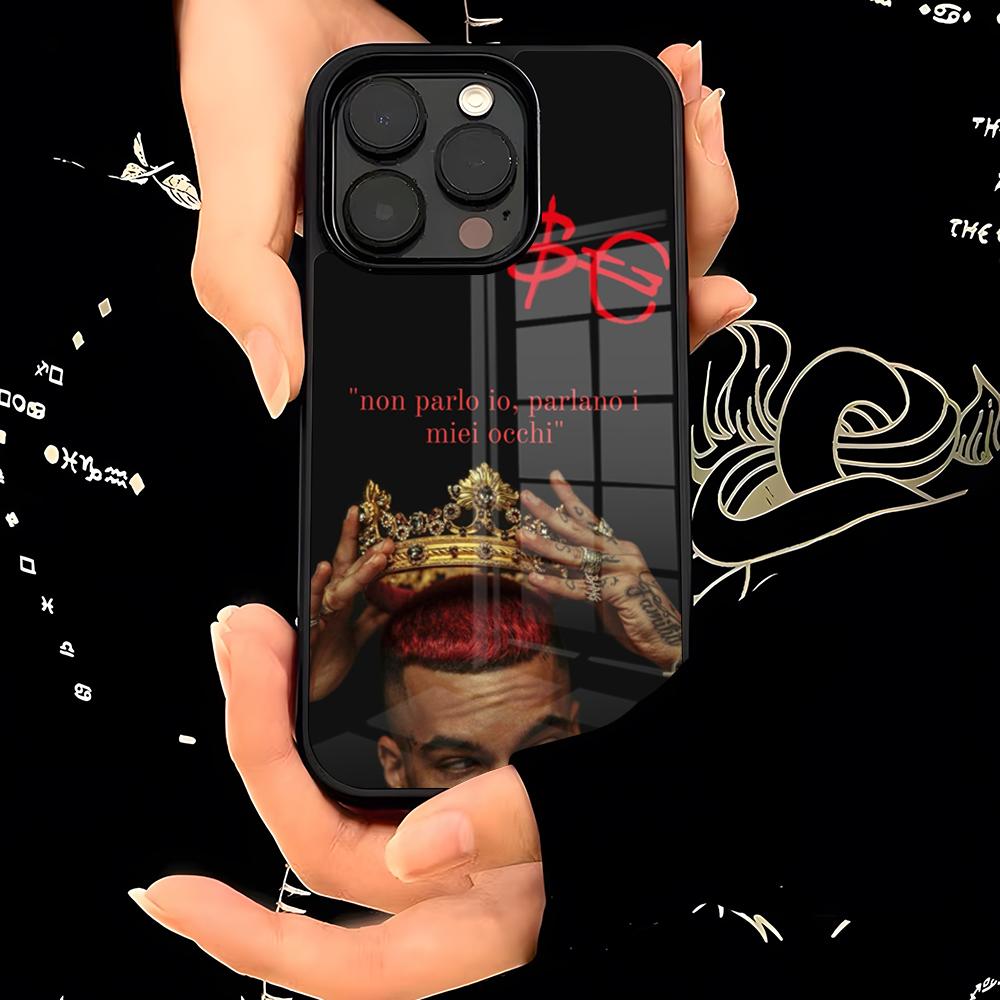 S-Sfera E-Ebbasta Singer Phone Case PC+TPU For Samsung Galaxy S26 S25 S23 S24 S21 S22 S20 Ultra Air Fe Plus Cover