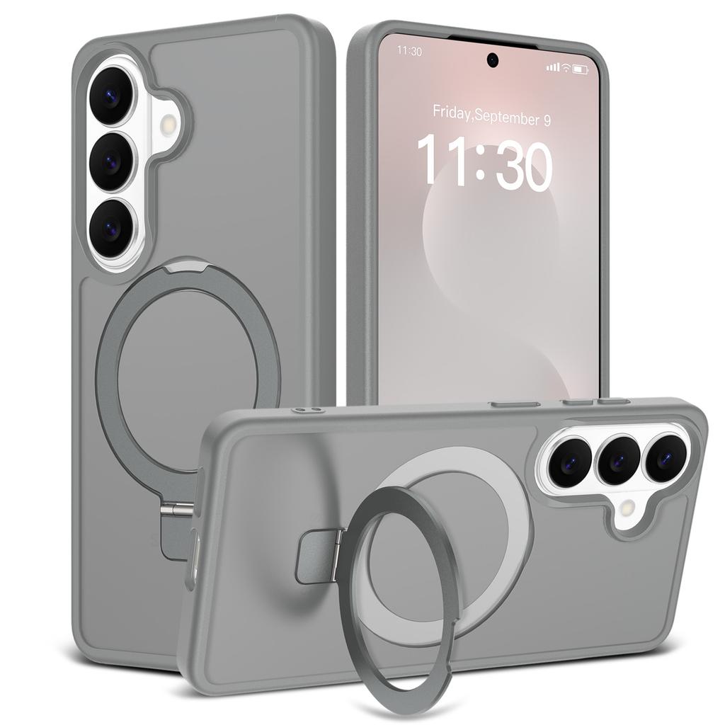 Supporto ad Anello Magnetico Per Custodia Magsafe Per Samsung Galaxy S26 S25 Edge S24 S23 Plus Ultra FE A17 A07 A56 A36 A26 Bumper Rigido Capa