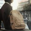 Converse Unisex Casual Sports Zipper Large Capacity Polyester Backpack Unisex backpack Light-Brown 10026114-A02