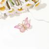4Pcs Gradient Leopard Butterfly Hair Clips Set Cute Princess Duckbill Side Clips for Girls Fairy Hair Headwear Accessories