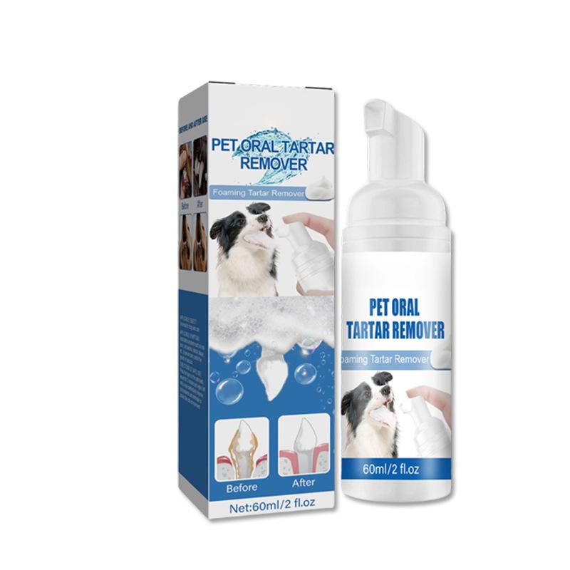 Furriyo Pet Tartar Remover Foam for Cats & Dogs - Fresh Breath & Oral Care