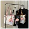 Women's Faux Leather Tote Bag Large Capacity Fashionable Shoulder Crossbody Bag Casual Office Handbag