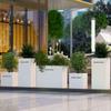Commercial Outdoor Stainless Steel Planter & Divider