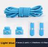 No Tie Shoe Laces Suitable for All Shoes Round Spring Lock Elastic Shoelaces Quick Wear in 1 Second Hiking Sports Lazy Shoelace