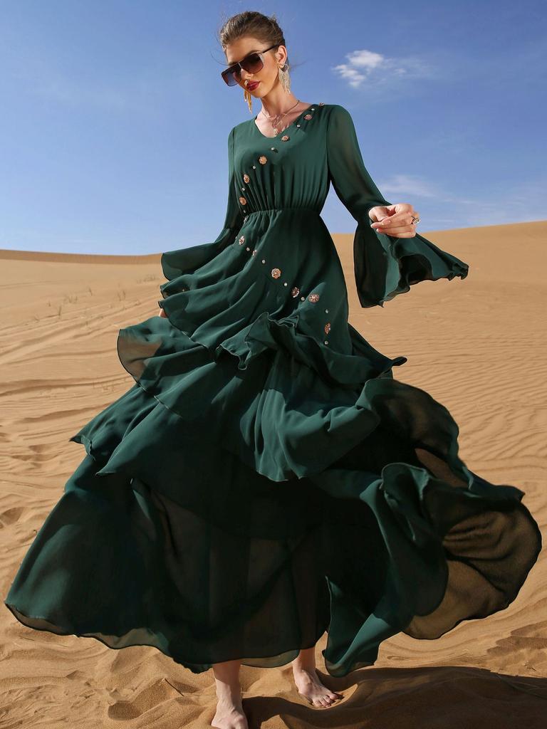 beaded sands swing dress Brigitte Brianna Swing Dress main image 1