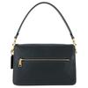 Coach Tabby 26 Gold Metal Logo Leather Shoulder Bag Medium Women shoulder bag Black CAF52-B4BK