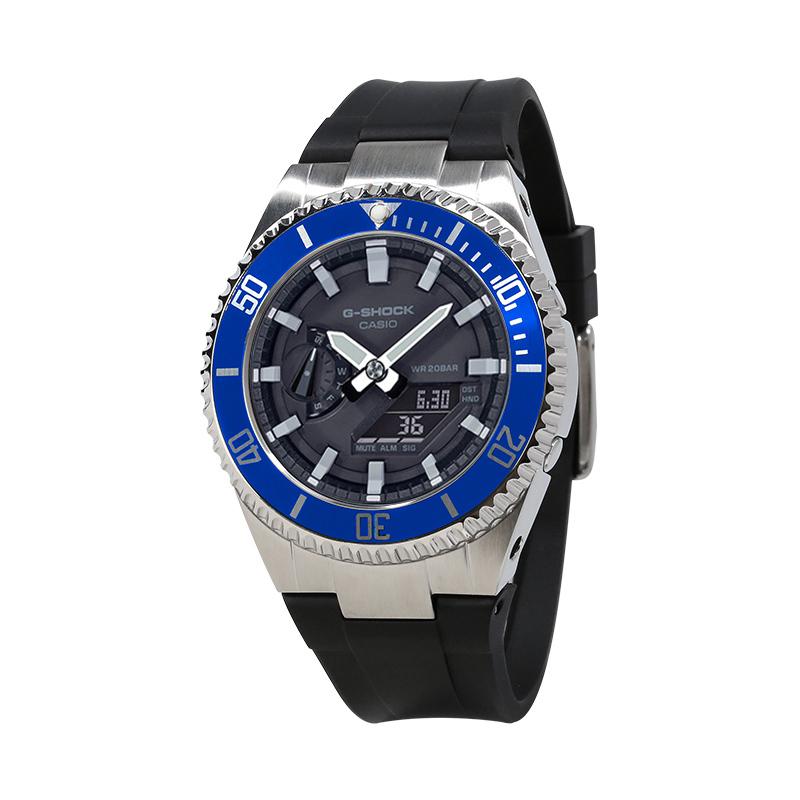 CASIO Унисекс Жидкокристаллический/Аналоговый Двойной Дисплей Серия Черные Часы GA-2100-1A(Watch4--)