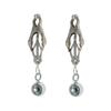 Chaquj Erotic Nipple and Labia Clamps with Gravity Ball Pendant