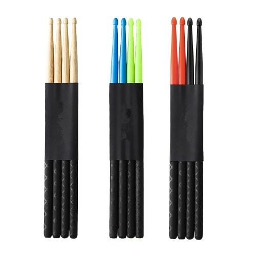 Musfunny Non-Slip Drumsticks, Set of 2, 5A: Lightweight and Durable Wooden Drumsticks - Percussion Sticks for Beginners, Kids, and Adults