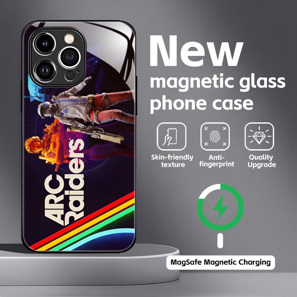 HOT GAME ARC Raiders Phone Case For iPhone17 16 15 14 13 12 11 X XR XS 8 Plus Mini Pro Max Glass Magnetic Case