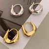 Geometric Small Hoop Earrings for Women Creative Simple Fashion Golden Silver Color Huggies Gift Jewelry Pulseras Mujer