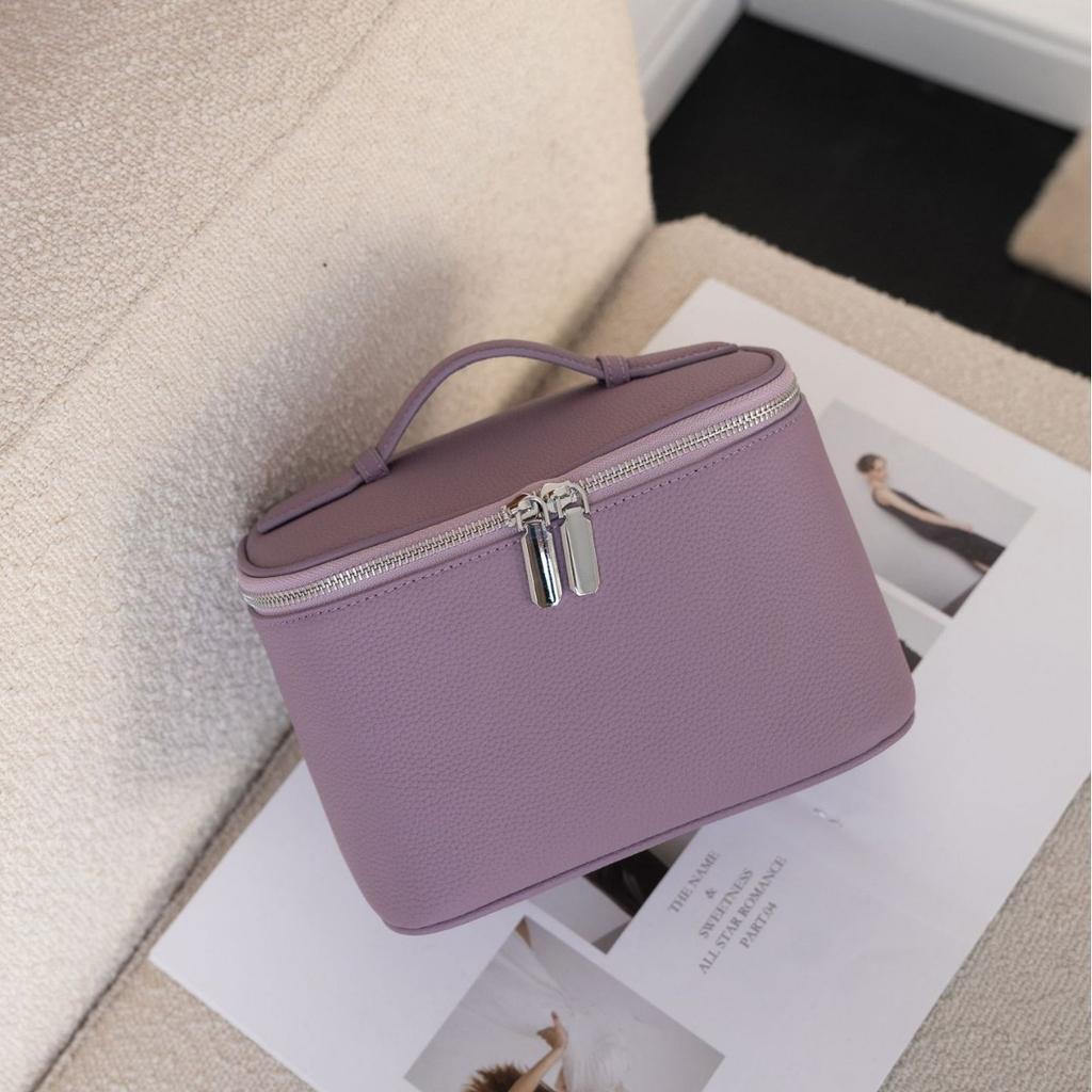 Women's Bags, Multi-compartment Cosmetic Bags, Fashionable Portable Soft Leather Bags