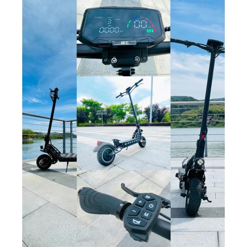 DT10 E-Scooters Peak 1400W Motor 48V 15.6AH  Battery Dual Suspension Electric Scooter 10-Inch Tire Fold Off-Road Scooters Electric