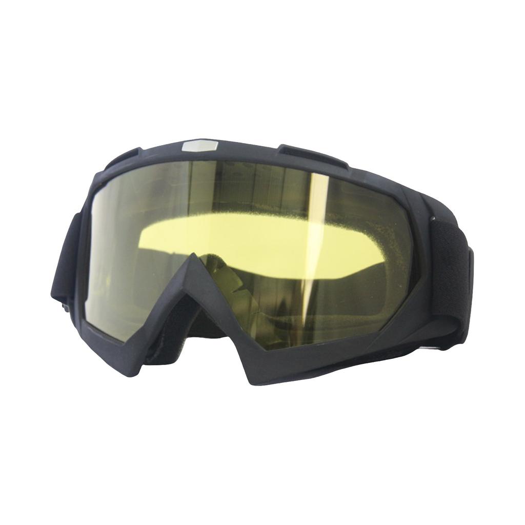 Motorcycle Goggles, Dirt Bike ATV Riding Off-Road Ski Goggles UV Anti-Fog Windproof  For Men & Women