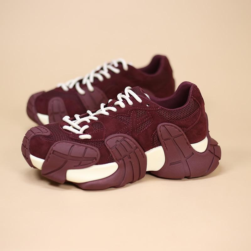 Octopus Women's Dad Shoes 2025 Autumn Fashion: Thick-Soled Casual Street-Style Sneakers