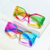 Trendy Cat Eye Reading Glasses Women Fashion Small Frame Colorful Anti Blue Light Presbyopic Eyewear +3