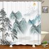 3d Shower Curtain Japanese style landscape Waterproof Bathroom Curtain With Hooks Home Decoration Washable Polyester Bath Screen