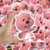 60 ks/balení Roztomilé smyčkové samolepky Anime Bobr Telefon Kufr Hrnek Auto Tablet Stolní vodotěsná samolepka Samolepka na notebook Vtipné dárky
