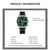 Men's Casual Fashion Business Three-Eye Calendar Digital Alloy Stainless Steel Quartz Wristwatch For Successful Men Classic